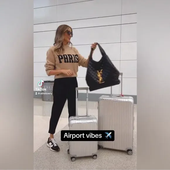 ANINE BING Kendrick Wool/Cashmere Blend University Paris Sweater in Light Camel - Picture 5 of 12